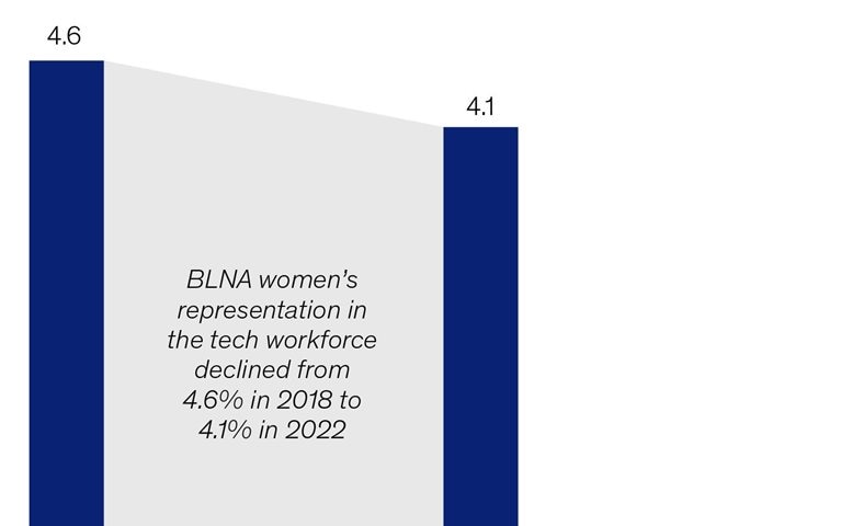 A dearth of BLNA women in tech