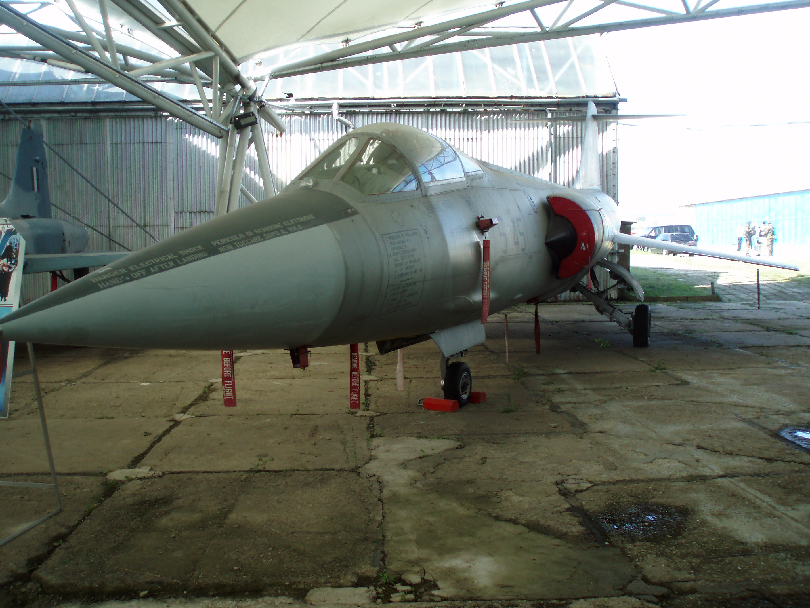 Aeritalia F-104S - Lockheed-Aeritalia F-104S ASA-M Starfighter at the Museum of Aviation in Košice 03
