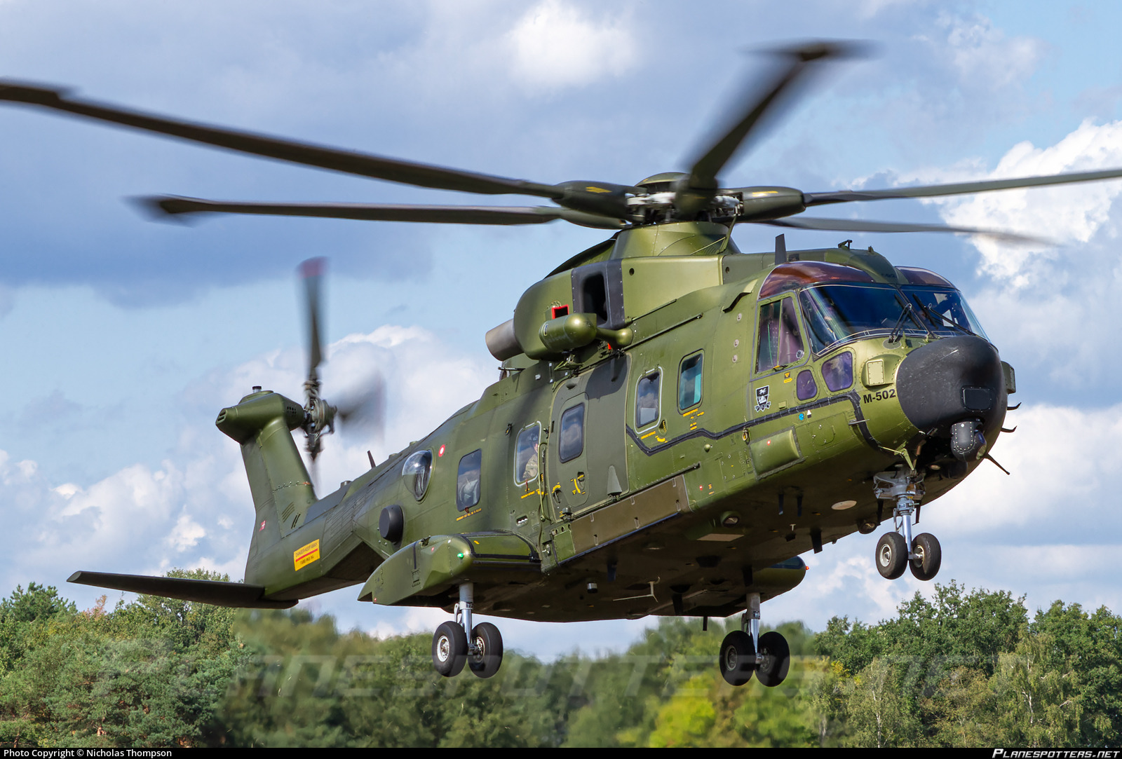 AgustaWestland EH101 Merlin - M-502 Royal Danish Air Force AgustaWestland EH101 Merlin Mk512 Photo by