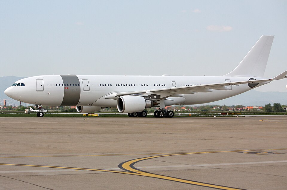 Airbus A330 in Qatar Airways livery on the ground, showing the twin-engine wide-body aircraft in airline service.