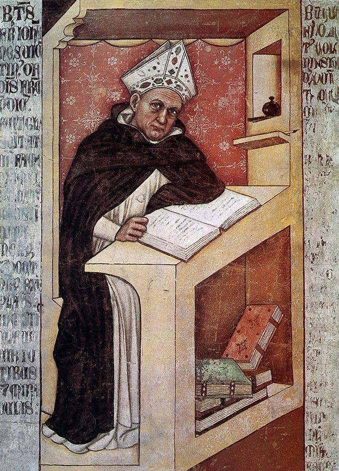 Albertus Magnus in Tommaso da Modena's Dominican fresco cycle