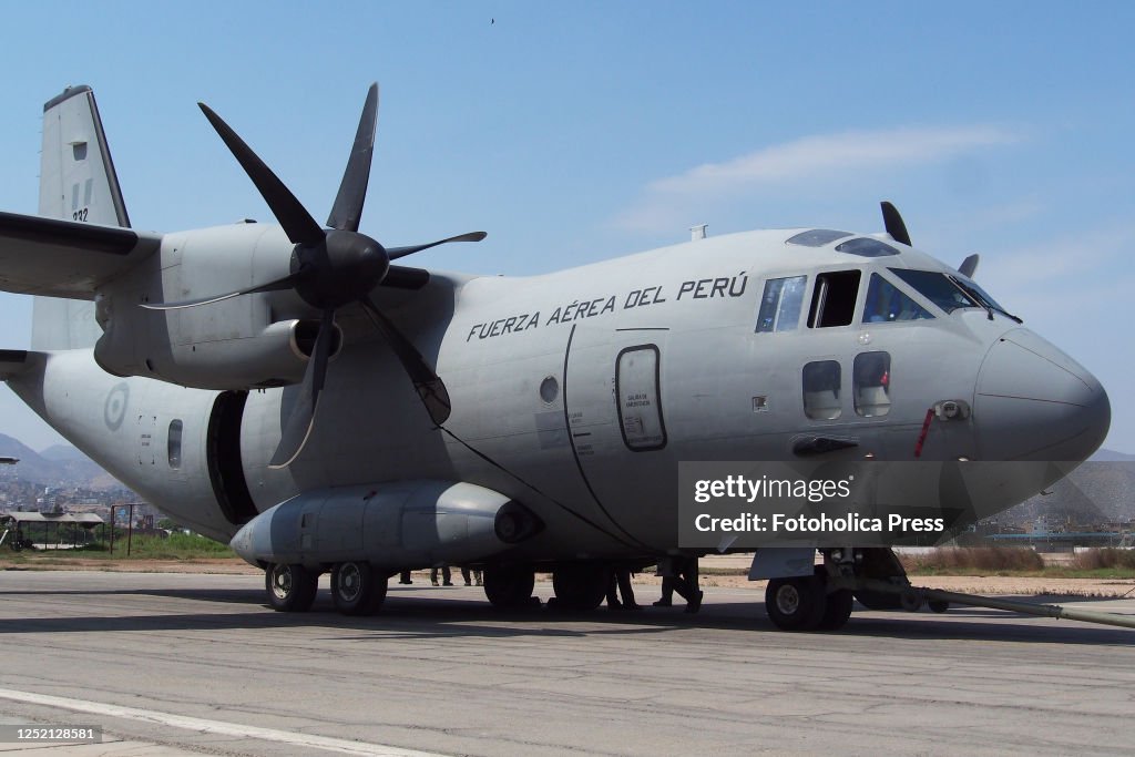 Alenia C-27J Spartan - Alenia C-27J Spartan aircraft shown at the 2023 Peruvian Air Force