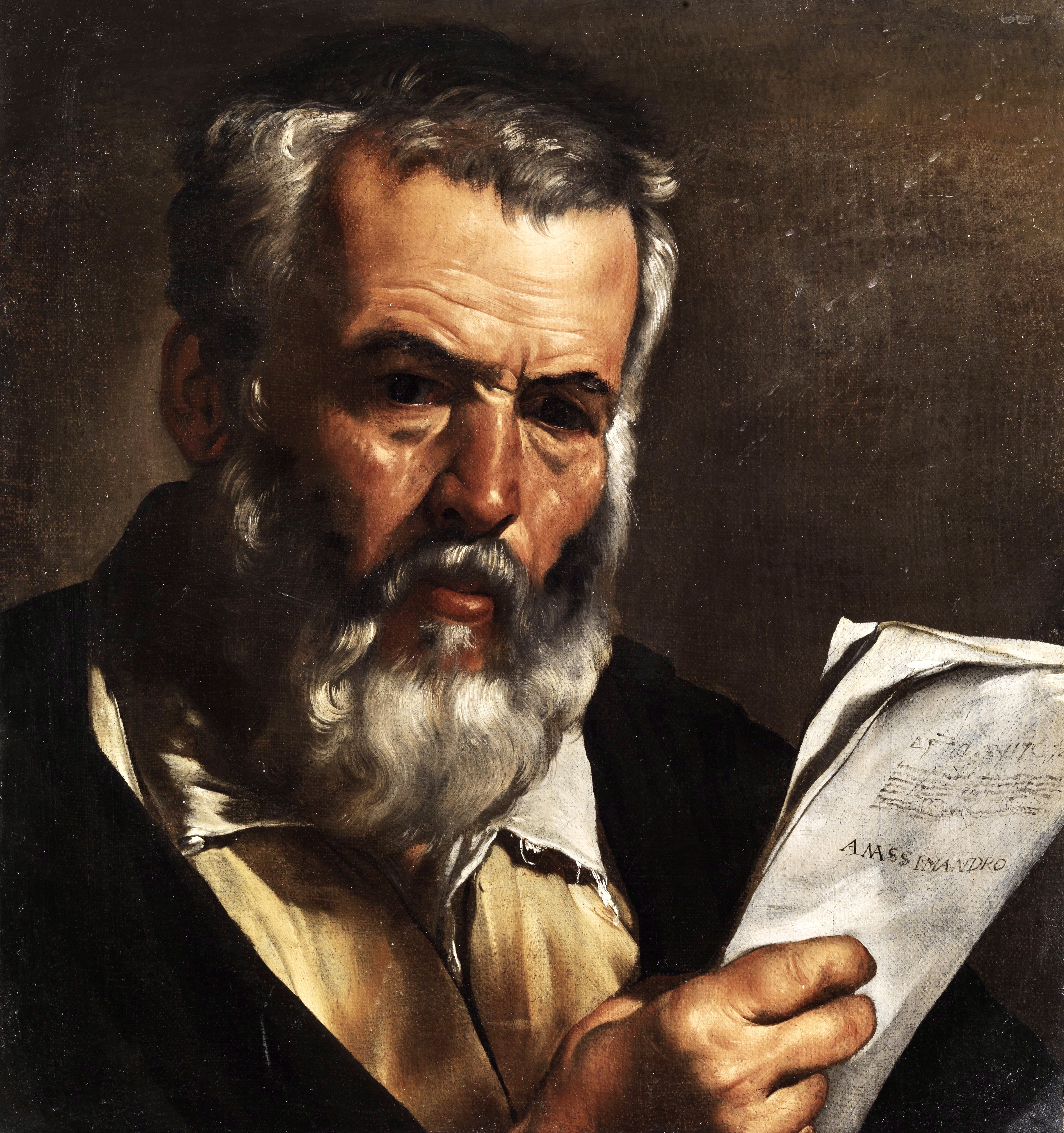 Pietro Bellotti portrait of Anaximander
