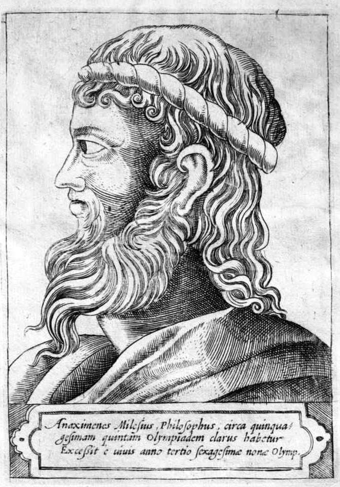 Girolamo Olgiati engraving of Anaximenes