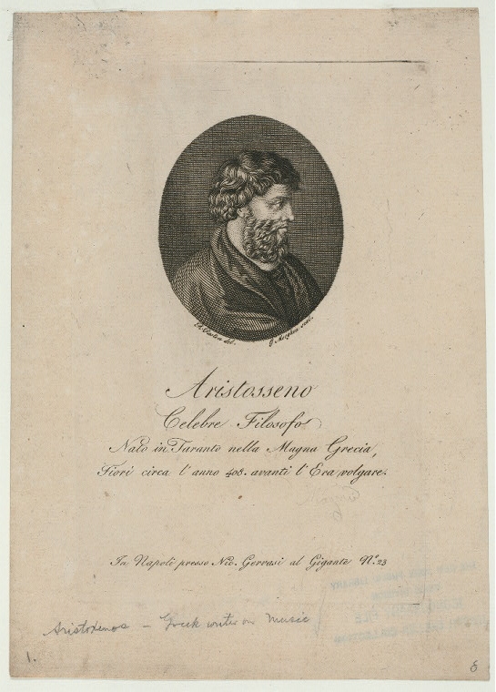 Aristoxenus of Tarentum Portrait Illustration