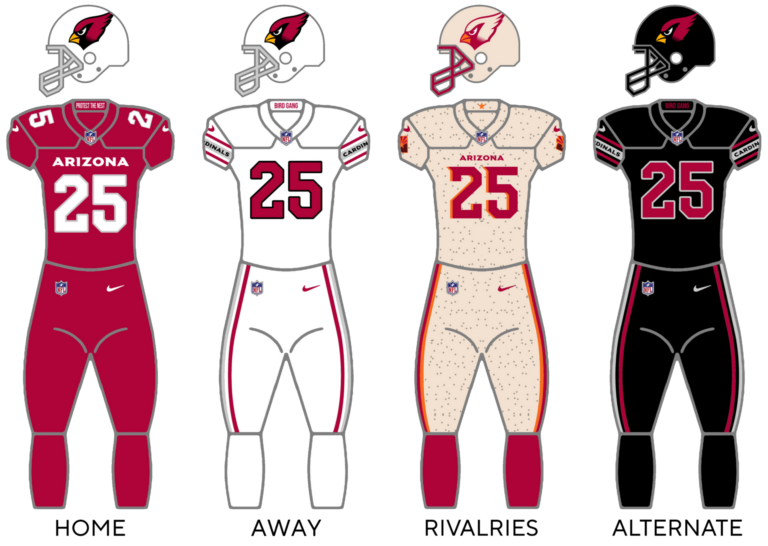 Arizona Cardinals uniform graphic