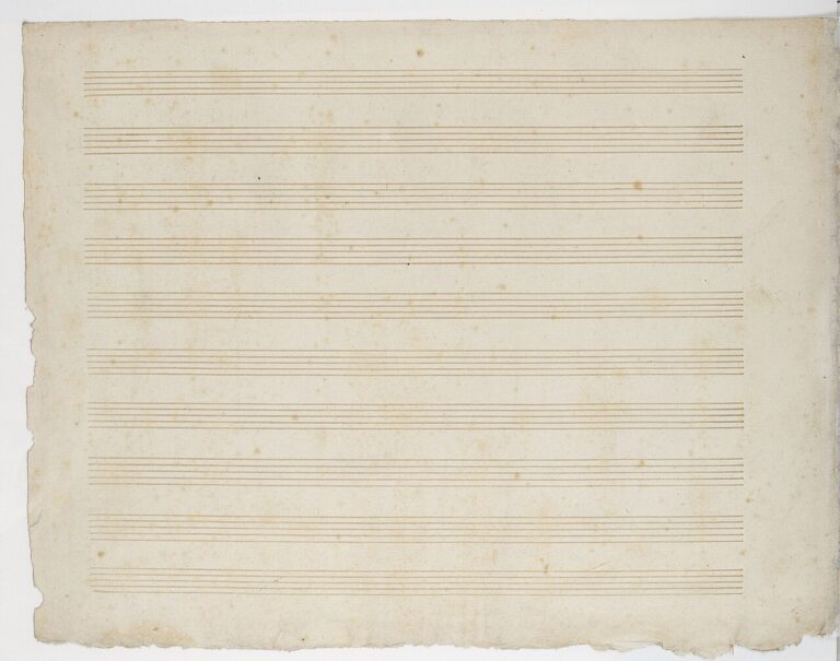 Lorsque V nus pour un berger en notation musicale chiffr e manuscrit autographe / Jean-Jacques Rousseau