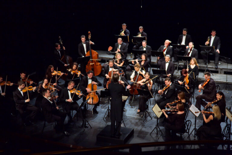 Montenegrin Symphony Orchestra in performance