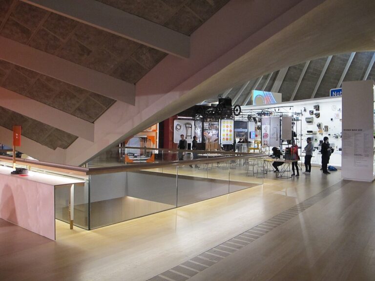 Design Museum permanent exhibition view of roof - geograph org uk
