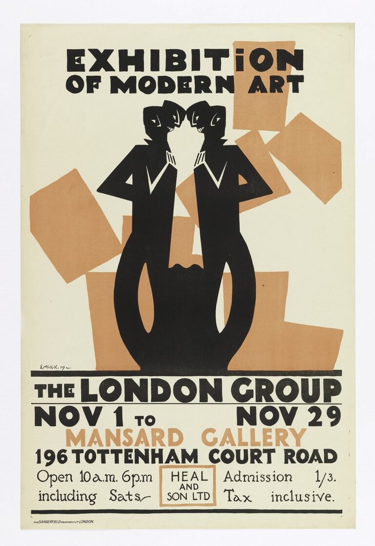 Poster Exhibition of Modern Art-The London Group ca CH