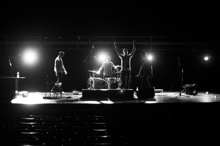 HIGHSOCIETY rehearsal at a practice space