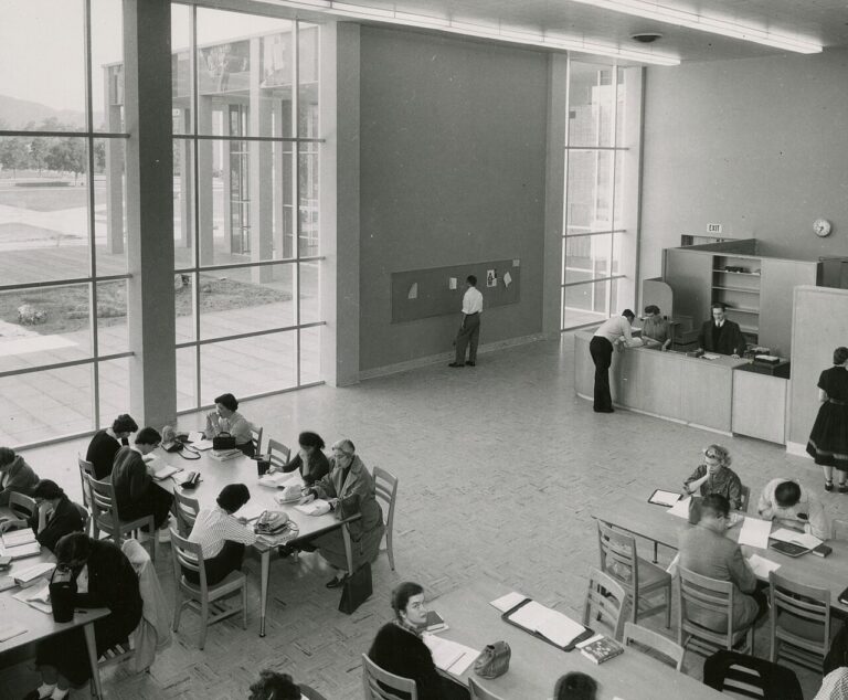 Walter H. Rubsamen Music Library reading room