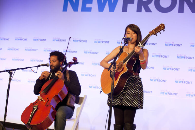 Closing musical performance from Kina Grannis