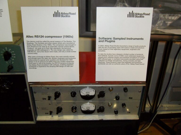 Altec RS 124 compressor 1960 s Abbey Road Studios