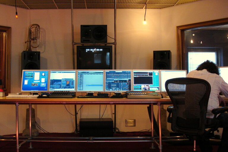 Gooi & Vecht Studio Audio 1 control room with Nuendo