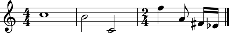 Music notation svg