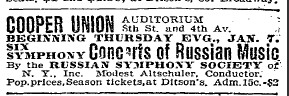 Russian Symphony Orchestra 7 Jan ad