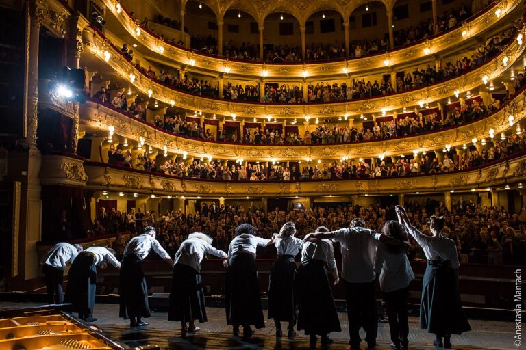 NOVA OPERA Artists after performance of opera-requiem IYOV in National Opera House of Ukraine