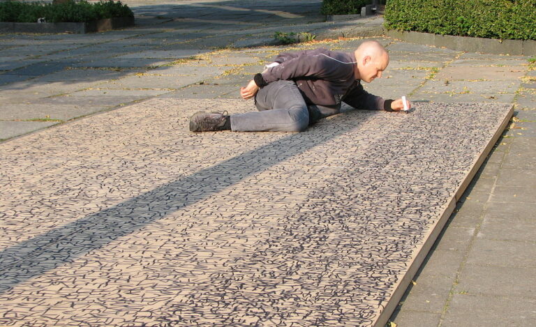 Performance art by John Court