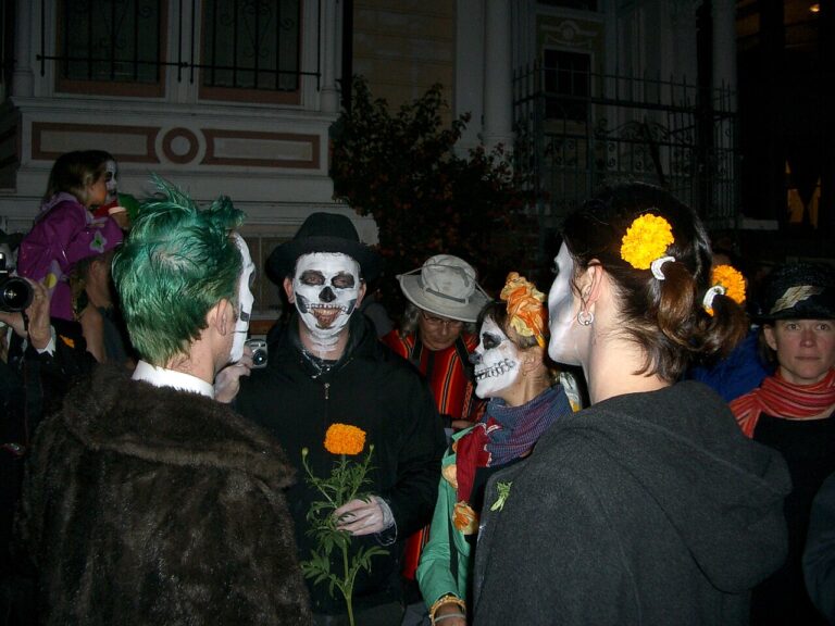 Day of the Dead Dia de los Muertos procession in San Francisco