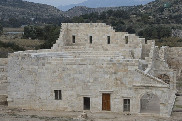 Patara Assembly Hall of the Lycian Laegue exterior in 2013