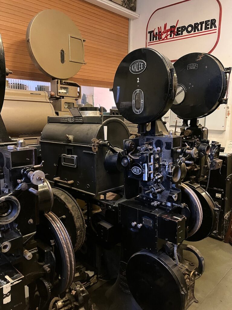 Kalee projectors at the Cinema Museum London