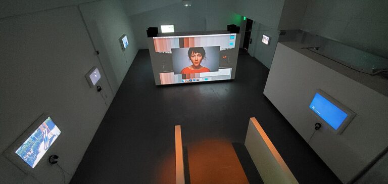 Aggregate Space Gallery Video Open Call Installation view