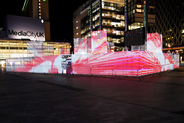 Amaze Digital Art Installation at Media City UK - geograph org uk