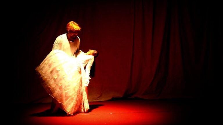 Still from The Fall of King Lear by PEPAC Theatre Company