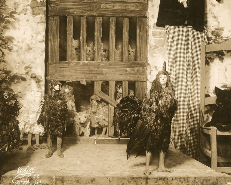 Maude Adams stage actress a scene from Act III of Chantacler SAYRE