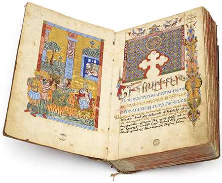 Armenian illuminated manuscript - Adoration of the Magi