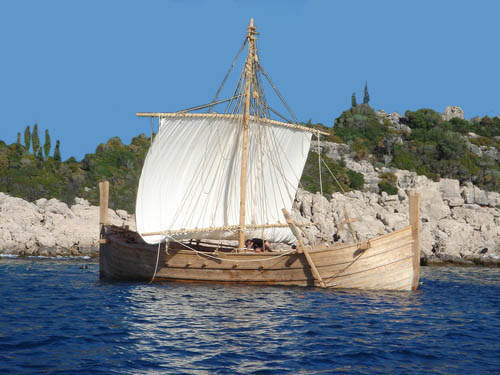 Megiste-Bronze Reconstruction of a Mycenaean ship