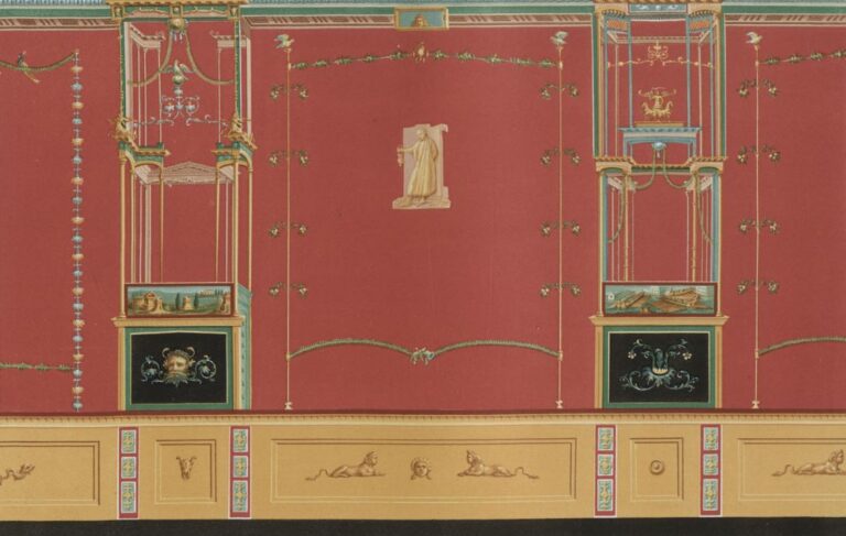 Temple of Isis paintings