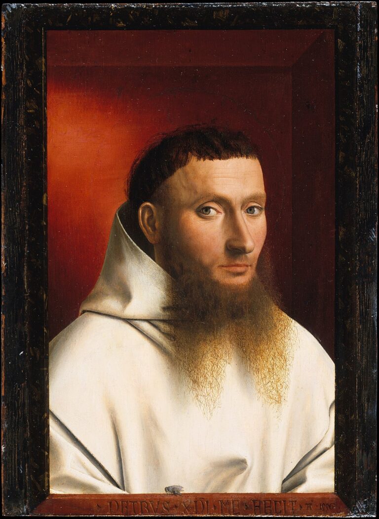 French Portrait d'un Chartreux Portrait of a Carthusian