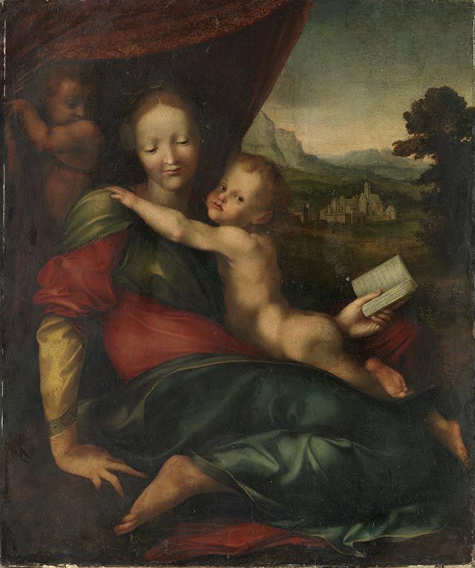 Maria mit Kind und dem Johannesknaben
