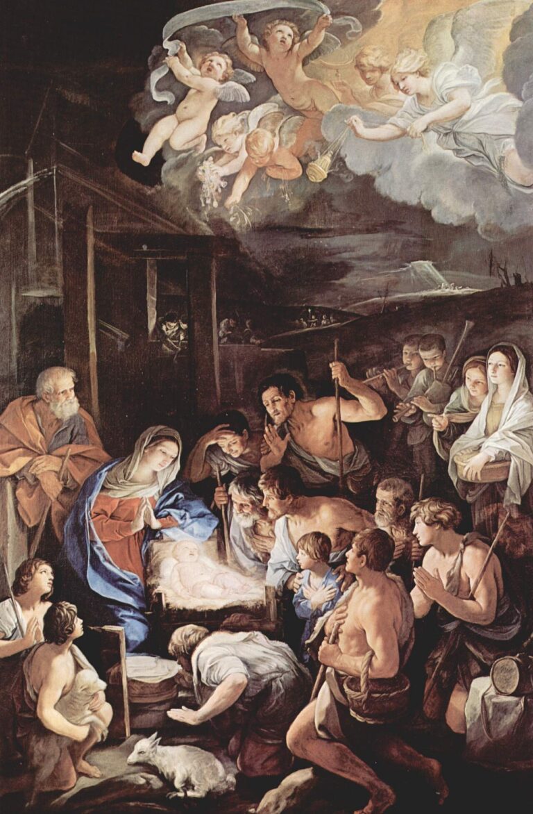 Italian Adorazione dei pastori Adoration of the shepherds