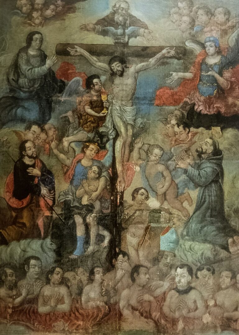 Honduran spanish colonial catholic painting