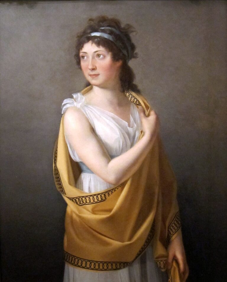 French Portrait de femme Portrait of a Lady