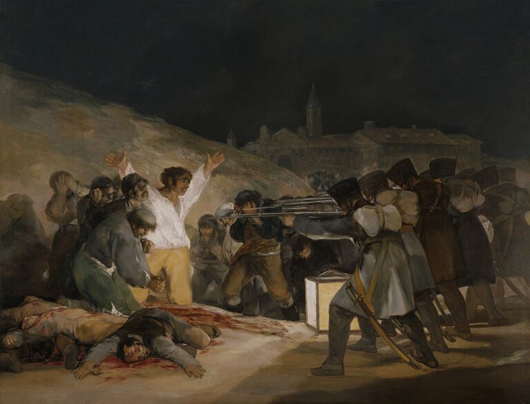 The 3rd of May in Madrid the executions on Principe Pio hill