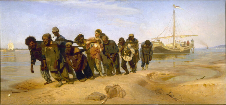Russian Bargehaulers on the Volga