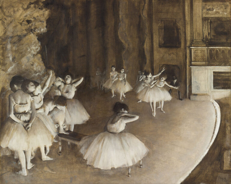 R p tition d'un ballet sur la sc ne