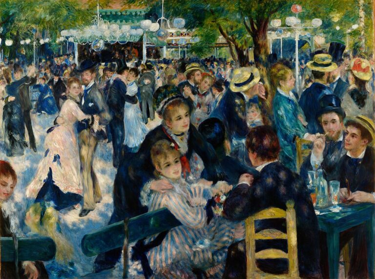 French Bal du moulin de la Galette Bal du moulin de la Galette
