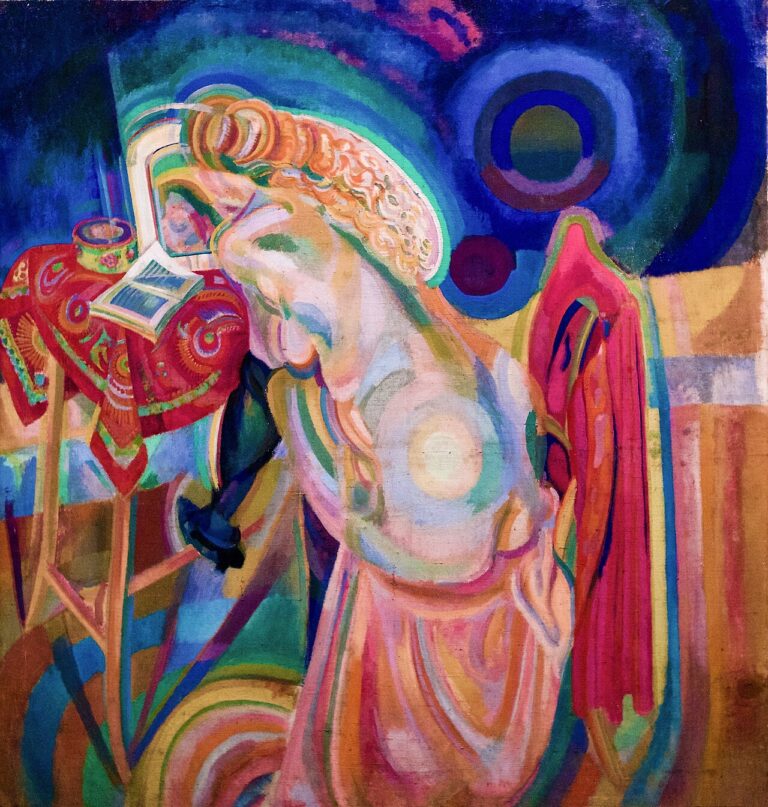 Femme Nue Lisant - - Robert Delaunay