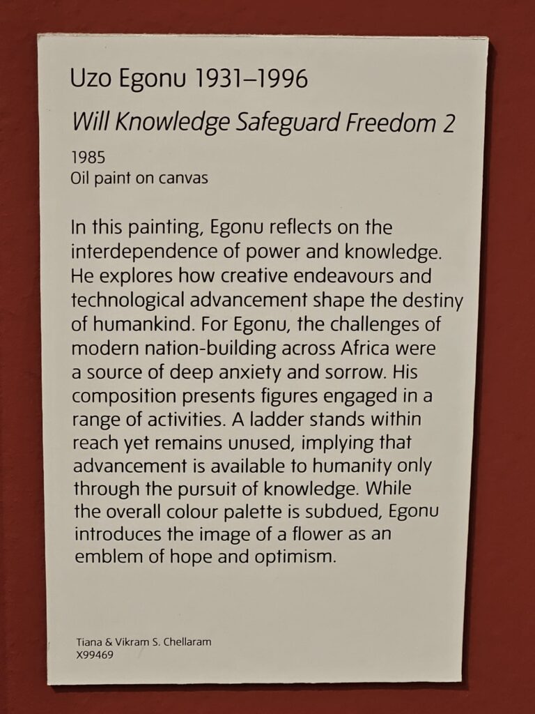 Room 9 Uzo Egonu - Painting in Darkness Nigerian Modernism Tate Modern London