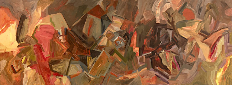 End of a World - contemporary painting artwork by Ib Benoh - End of a World - acrylic on canvas
