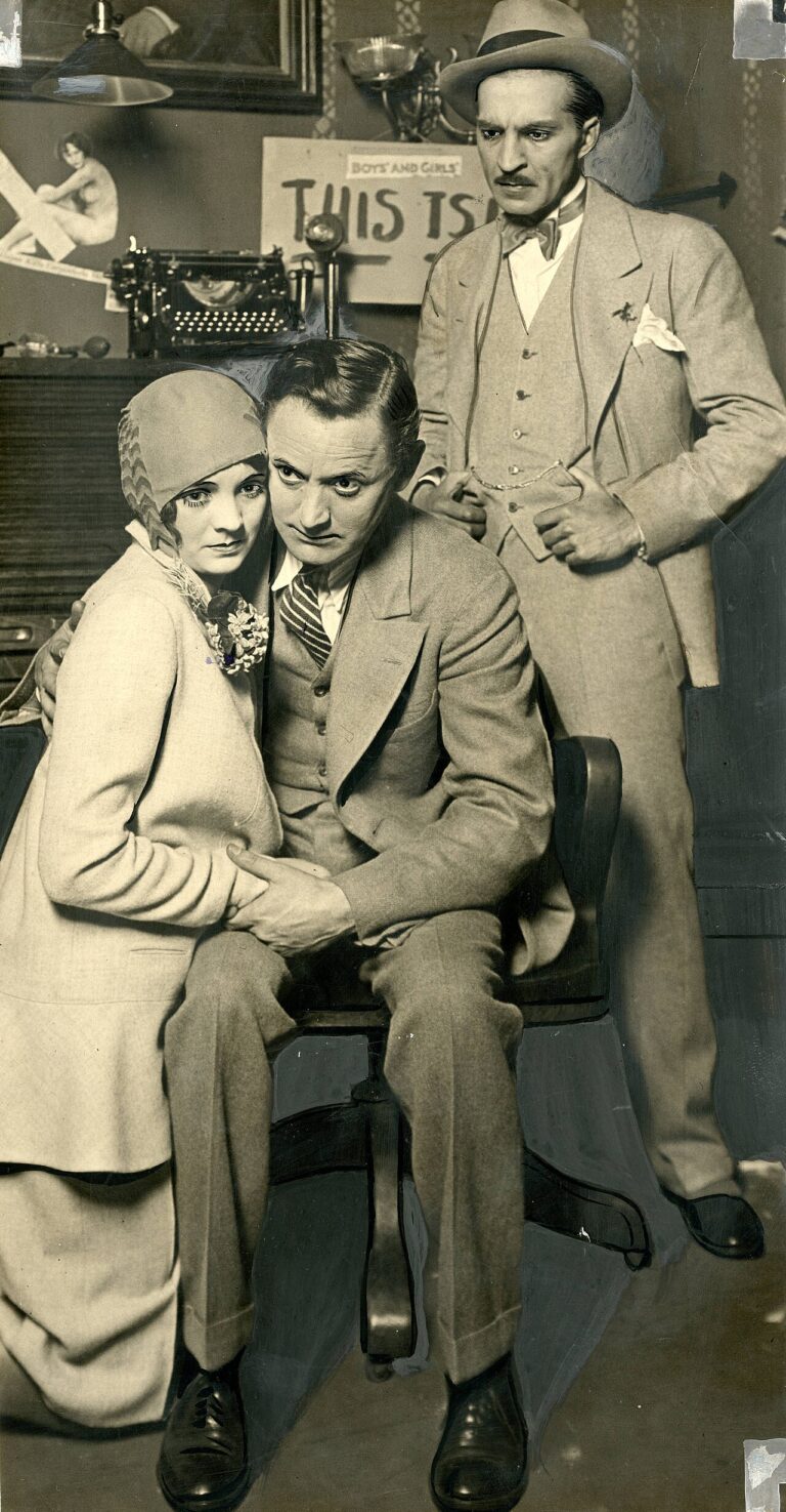 A scene from the stage play The Front Page