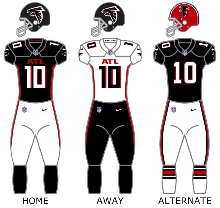 Atlanta Falcons uniform graphic