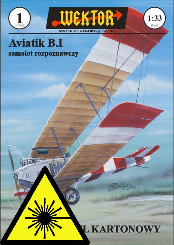 Aviatik B.I - Aviatik B.I reconnaissance aircraft - Laser accessories - skeleton