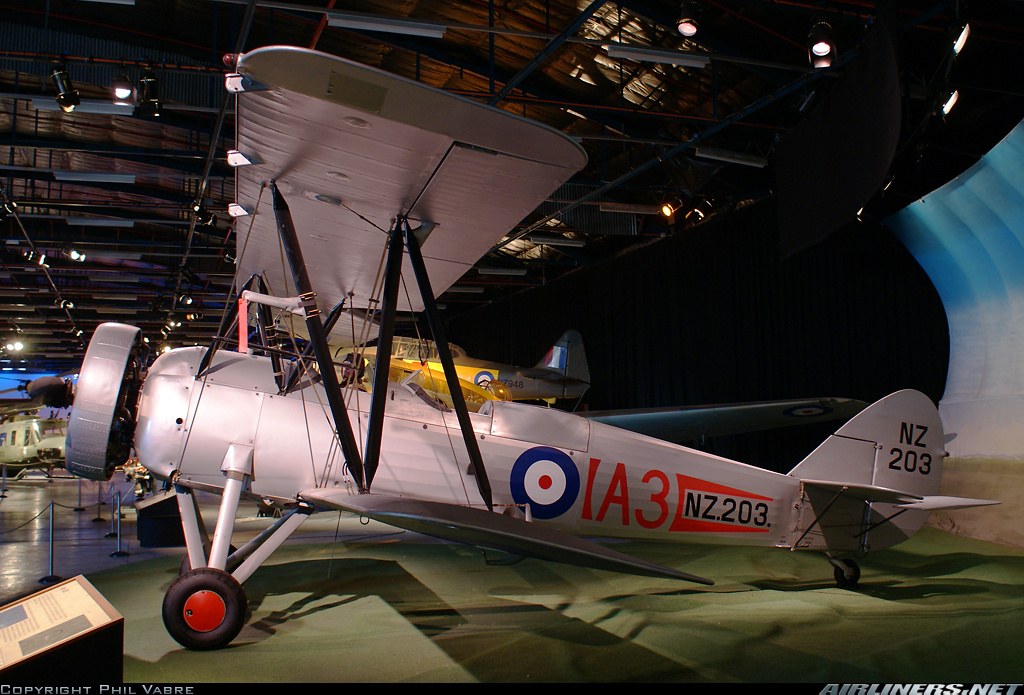Silver Avro 626 Prefect NZ203 displayed indoors from the left side.