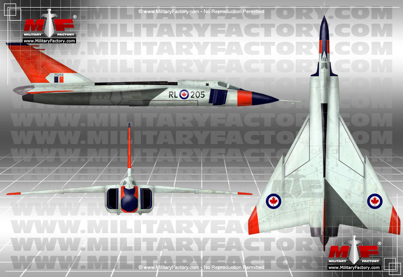 Avro Canada CF-105 Arrow - Avro Canada CF-105 Arrow Supersonic Interceptor Aircraft Prototype
